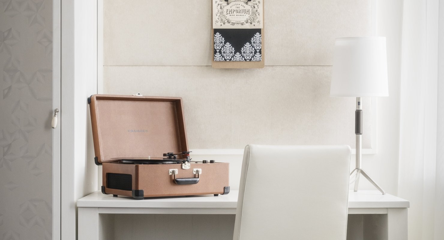 chair and vinyl
