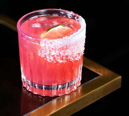 cocktail on table
