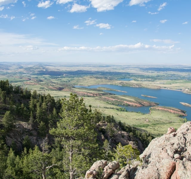A view from Arthur's Rock in Lory State Park