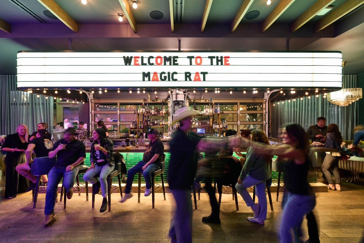 People on the dance floor at Magic Rat