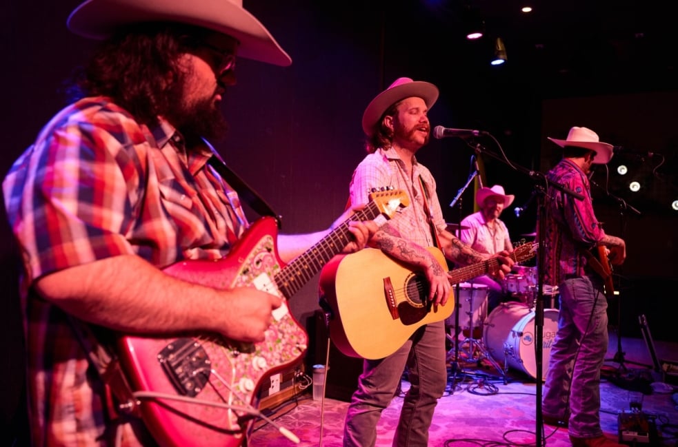 Band playing at Magic Rat