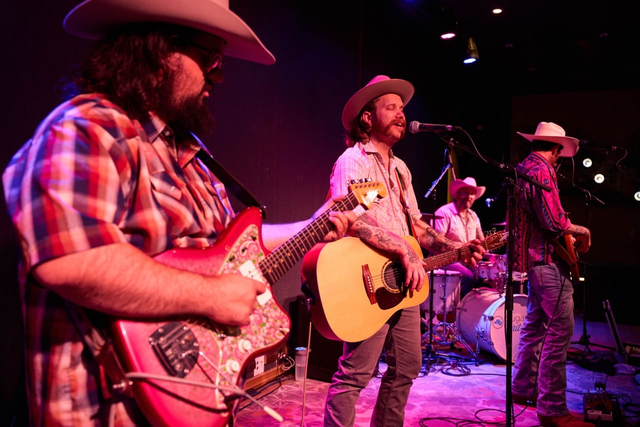 Band playing at Magic Rat